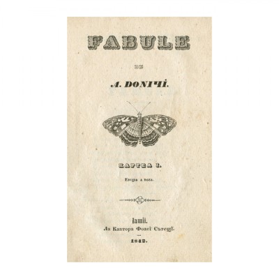 Alexandru Donici, Fabule, 1842 foto