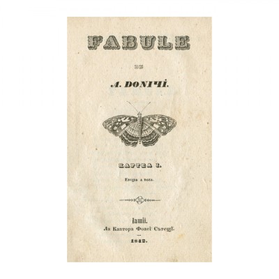 Alexandru Donici, Fabule, 1842 foto