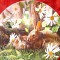 BRADEX - FARFURIE DECORATIVA PORTELAN KNOWLES FINE CHINA U.S.A. IEPURI 21.5 CM