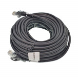 Cumpara ieftin Cablu UTP, Lanberg 40676, cat 5e, lungime 15m, mufat 2xRJ45 AWG 26, 100 MHz, de legatura retea, ethernet, negru