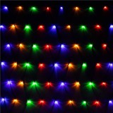 (DL) Ghirlanda luminoasa tip perdea 160 LED-uri, 2x2.6m, pentru interior/exterior, iluminare multicolor Household NewTrend