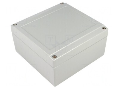 Carcasă Universală Aluminiu Gri 140x140x75mm foto