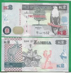 = ZAMBIA - 2 KWACHA - 2012 - UNC = foto