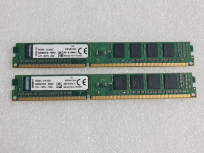 Memorie RAM desktop Kingston 4GB, DDR3, 1600MHz, Non-ECC, CL11, 1.5V, LowProfile foto