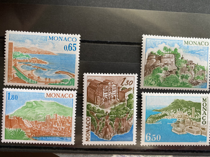 PC156 - Monaco 1978 Turism, serie MNH, 5v