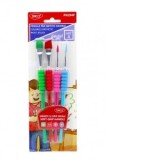 Set pensule pastel par sintetic DACO, PN294P (4 bucati)