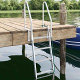 Cumpara ieftin Scară de docking cu 4 trepte Argintiu 58 x 77 x 166 cm Aluminiu
