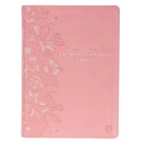 The Spiritual Growth Bible Pink Faux Leather
