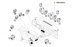 Buton Inchidere Centralizata (Comutator) Dacia Logan 2004-2009; Renault 6001546814 foto