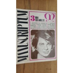 Manuscriptum Nr 3/1984