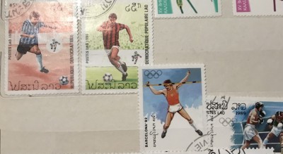 (A) Timbre straine serii tematica Sport foto