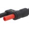 Adaptor Banană 4mm la BNC Negru cu Izolație