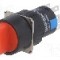 Comutator rotativ, 3 pozitii, ONPOW - LAS1-AY-22X/31/R/24V