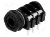 Conector jack, Jack 6,3mm, 3 contacte, mama, CLIFF - CL1232A