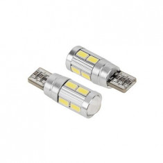 Bec Led T10 CANBUS 10x5730 SMD foto