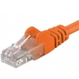 Cablu retea UTP cat 5e 0.25m orange, SPUTP002E