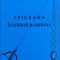 Epigrama In Literatura Romana - Elis Rapeanu , H368