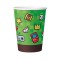Set 6 pahare petrecere din carton model Game On 200 ml