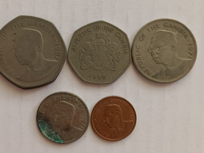 Lot monede Gambia foto