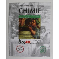 CHIMIE , MANUAL PENTRU CLASA A - 9-A de SANDA FATU ...VERONICA DAVID , 2004