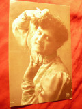Ilustrata Fotografie AG Steglitz 1904 - Tanara femeie , circ. Franta 1907