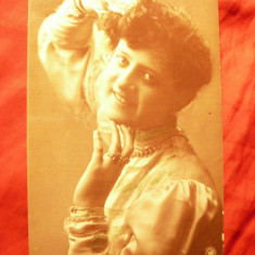 Ilustrata Fotografie AG Steglitz 1904 - Tanara femeie , circ. Franta 1907