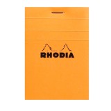 Cumpara ieftin Bloc notes 80 file capsat matematica Rhodia Coperta portocalie