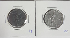 Italia set 50 lire 1971 1972 foto