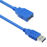 Cablu date USB 3.0 mama-tata Prelungitor, 1.5m, albastru
