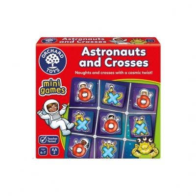 Joc de societate Astronauti si Extraterestii X si 0 ASTRONAUTS AND CROSSES foto