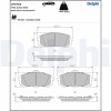DELPHI LP3732 set placute frana,frana disc