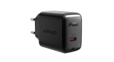 Acefast A1 PD20W &Icirc;ncărcător de perete, 1x USB-C (negru)