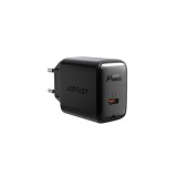 Acefast A1 PD20W &Icirc;ncărcător de perete, 1x USB-C (negru)