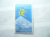 Serie 1 val. Italia 1958 - Expozitia Internationala Bruxelles, Nestampilat