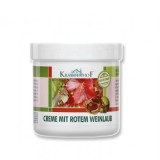 Cremă KRAUTERHOF cu castan sălbatic și frunze de viță roșie 250 ml