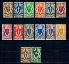 Cameroun 1942 - France Libre, serie neuzata foto