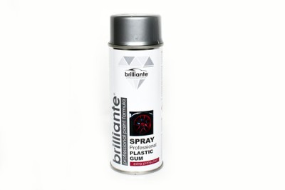 Vopsea Spray Cauciucata (Argintiu) 400ml foto