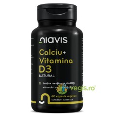 Calciu + Vitamina D3 Natural 60cps
