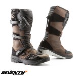 Cumpara ieftin Ghete (cizme) pentru scuter - motocicleta Adventure (Touring) Unisex Seventy model SD-BA4 culoare: maro Maro 47