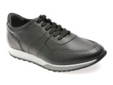 Pantofi sport BITE THE BULLET negri, 8129L, din piele naturala