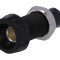 Soclu Banană 4mm Neagră 10A 50VDC