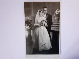 Fotografie tip CP cu cuplu din Rom&acirc;nia &icirc;n 1963