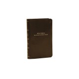 Kjv, Pocket New Testament with Psalms and Proverbs, Brown Leatherflex, Red Letter, Comfort Print