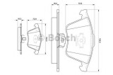 Set placute frana,frana disc SAAB 9-3 (YS3F) (2002 - 2016) BOSCH 0 986 494 077