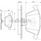 Set placute frana,frana disc VOLVO V50 (MW) (2004 - 2016) BOSCH 0 986 494 077