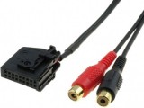 Adaptor RCA Auxiliar 0.8m pentru Navigație Auto MFD2 RNS RNS2 VW Skoda Seat Altea Leon Toledo Caddy Golf Passat Sharan Touareg Touran T5 Octavia