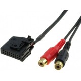 Adaptor Aux RCA Seat, Skoda, VW 0,8m, Naviga&Aring;&pound;ie MFD2,RNS, RNS2