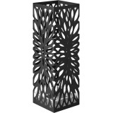 SONGMICS Suport metalic pentru umbrele, cu carlige si tava de picurare, 16x16x49cm, negru Household NewTrend