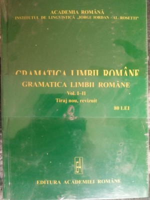 Gramatica limbii romane foto