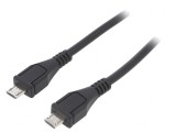 Cablu USB 2.0 Micro USB B Nichelat, Akyga
